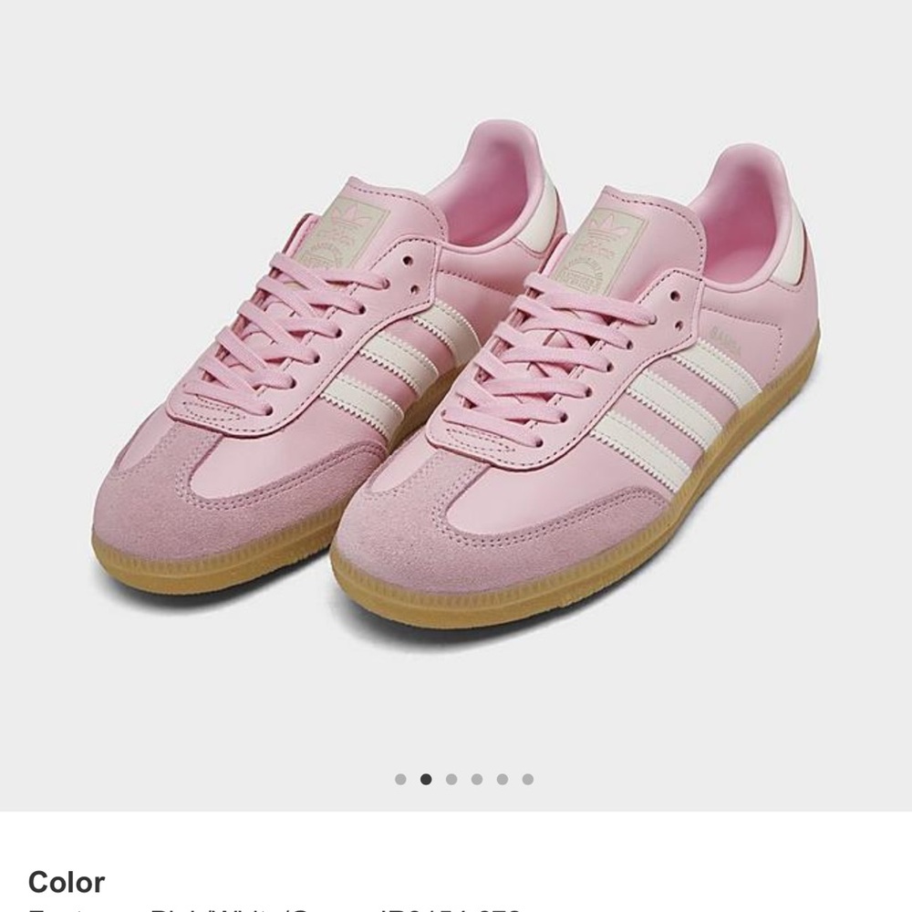 Adidas Pink Sneakers Retro Low-Top Style